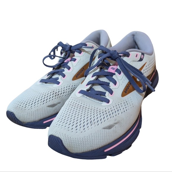 Brook's Ghost 15 Womens Cushioned Road Running Shoes sz 9 Lightweight Breathable - Picture 1 of 5